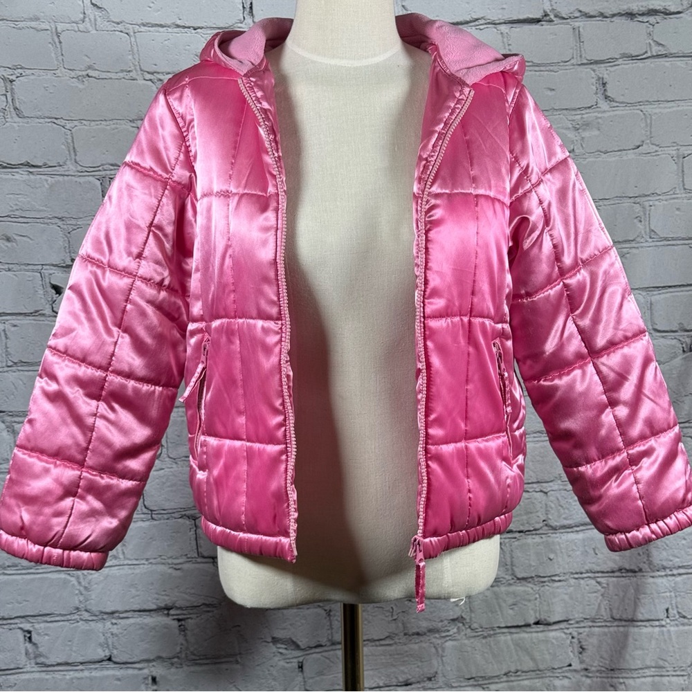 ATHLETECH Girl's Glossy Shiny Puffer Jacket Size 10/12